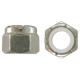 Precision Hex Head Lock Nuts - 7/8-in Dia - 9 Pitch - Zinc-Plated - Nylon Insert