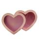 ODM Cardboard Gift Packaging Box 3MM Thick Love Heart Cardboard Boxes With Window
