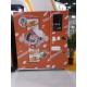 Single Mircowave Hot Fast Food Vending Machine 3500W Power OEM