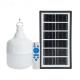 80W Waterproof Solar Emergency Light , Solar Emergency Bulb Lamp With Solar Charger