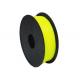 Yellow 3D Printer ABS Filament 1kg 2.2lb Spool 1.75mm CE SGS Certificated