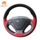 Kia cee'd Red Suede Steering Wheel Cover with DIY Design and Customized Design