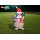 ROHS Inflatable Holiday Decorations Raccoon Indoor And Outdoor Cartoon Christmas Yard