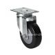 Medium Duty Plate Swivel PU Caster Z5714-67 with 4 Diameter and High Load Capacity