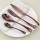 Newto KAYA coffee color flatware/colorful cutlery/copper dinnerware