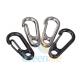 Zinc Alloy Nickle Lanyard Accessories Black Surface Press - In Snap Hook