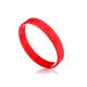 Breast cancer silicone bracelets embossed red color adult 202*12*2mm