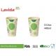 Round Shape 15.6oz Bamboo Eco Mug Customized Printing High Temperature Tolerance