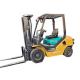 4.5m Lifting Height Komatsu Used Diesel Forklift 2.5 Ton 3 Stages Masts With Moving Side Shifter