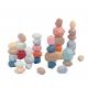 Stones Balance Number Wooden Blocks Set For Toddlers 36pcs