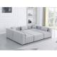 Newest design Europe and the United States popular combination living room sofa bed customizable modular U shape sofa