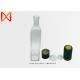 750ml 1000ml Olive Oil Glass Bottles , No Drip Olive Oil Dispenser Aluminum Cap