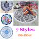 China Factory1Pc Round Beach Towel with tassel wholesale round beach towel with low price