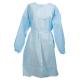 Blue Disposable Isolation Gown , Disposable Medical Gowns For Virus Protection