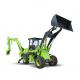 2.5 Ton Towable Backhoe Loader With Air - Over - Oil Assist Caliper Braking System