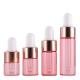 Factory Supply 1ml 2ml 3ml 5ml Dropper Essential Oil Blending Bottle Glass