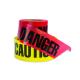 Red Danger Tape PE Non-adhesive Tape For Warning