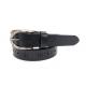 Handcraft Leather Fashion Ladies Belts With Alloy Pin Buckle Durable