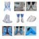 Waterproof SF Disposable Shoes Cover Industrial Safety Boots Cover With Tie Strip