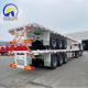 3 Axles 40FT Container Truck Chassis for Semi-Trailer LED Light Included