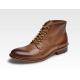 Autumn Winter Mens Leather Dress Boots High Top Leather Boots Cotton - Padded With Plush