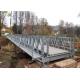 High Load Steel Bailey Bridge Building For Dangerous Bridge Reinforcement