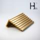 SGS Golden Non Slip Brass Stair Nosing Wearproof For Hotel Floor Tiles