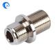 Customized CNC Machine Hardware N female to TNC connector With 50OHM Impedance