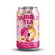 Delight in the Sweetness of Taiwan Peach Bubble Milk Tea Canned Drink with Bursting Boba - A Fun and Flavorful Beverage