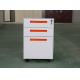 RAL 3 Drawer Mobile Pedestal Cabinet Steel 0.5-1.0mm Thickness