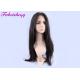 Straight Human Hair Front Lace Wigs 14 30 Long / Short Bob Swiss Lace Front Wigs