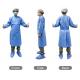 AAMI Level 1 SMS 25gsm Disposable Infection Control Gowns Open Back