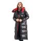 FODARLLOY Fall Winter Women Middle and long cotton-padded lady winter coat zipper two large size cotton-padded lady with hat