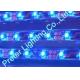 Blue color 5m flexible SMD LED strip light fixture for stairway, stairway, amusement park