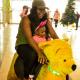 Hansel amusement park game kids indoor rides electric plush mountable animals