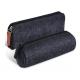 Dark Gray Felt Zipper Pencil Bag For Middle Schoolers Multi Use High Strength