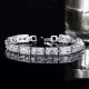 Women's Zircon rhinestone Bracelet high quality classic geometric nail design can open fashion accessories