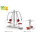 Customized Color Outdoor Park Exercise Equipment Compact High Strength Sturcture