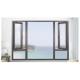 Thermal Break Aluminum Casement Windows , Anodized Wooden Double Glazed Windows