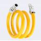 High Pressure 800mm Flexible Natural Gas Hose DN13 For Cooker Connections