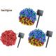 SMD0603 300MA Solar LED String Lights Color Change Reelable For Chrismas