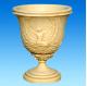 Decoration Cast Iron Garden Urns Planters Metal Material For Villa Garden