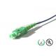 SC / APC Fiber Optic Pigtail Multimode OM2 , Duplex Fiber Patch Cord