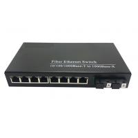2Fiber And 8RJ45 Ethernet Media Converter 10/100M Or 10/100/1000M