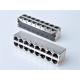Shielded RJ45 Connector, Through Hole Type, Side Entry, 2x8 Ports，HULYN，RJ45