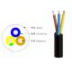3 Cores electronic wire cable 300  /  500V copper electrical wire