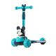 Plastic Children's Ride on Scooter Car with PU Flash Wheel Music and Folding Function