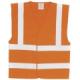 Custom Orange Children's Reflective Safety Vests