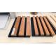 Fireproof Square Edge Acoustic Board Panel Wood Slat Panel For Home Decoration