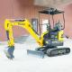 Hydraulic Excavator Machine 2 Tone Hightop Mini Digger With Telescopic Track Chassis